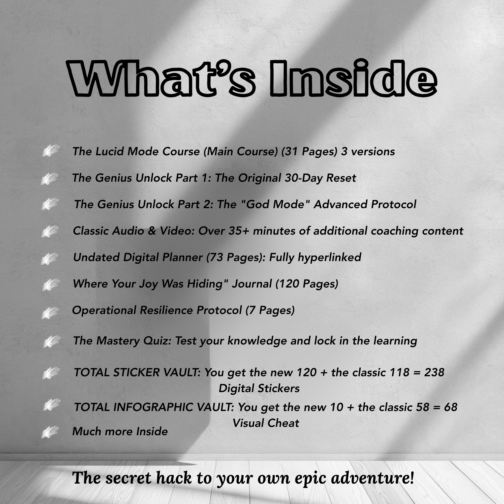 The Genius Unlock: The Complete Trilogy (Parts 1, 2 & 3 Bundle) | Personal Growth course | thebrainbase76