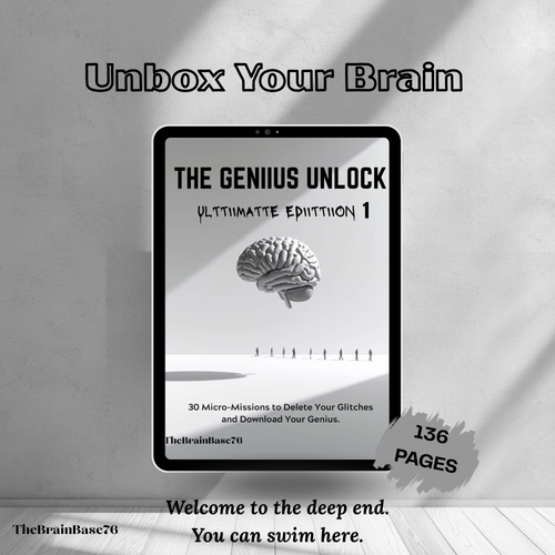 The Genius Unlock (Part 1): The 30-Day Protocol to Reset Your Brain | Personal Growth course | thebrainbase76